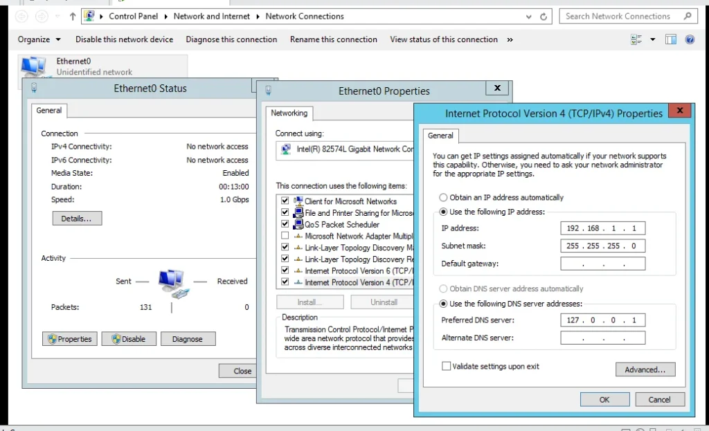 Ethernet Configuration