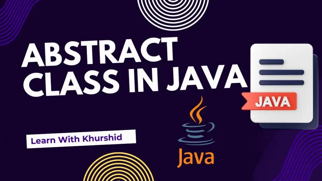 Abstract Class in Java